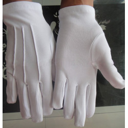 Gants blancs enfants "3 nervures"