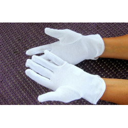 Gants nylon blanc homme décors maçonniques - Librairie Savoir-Être