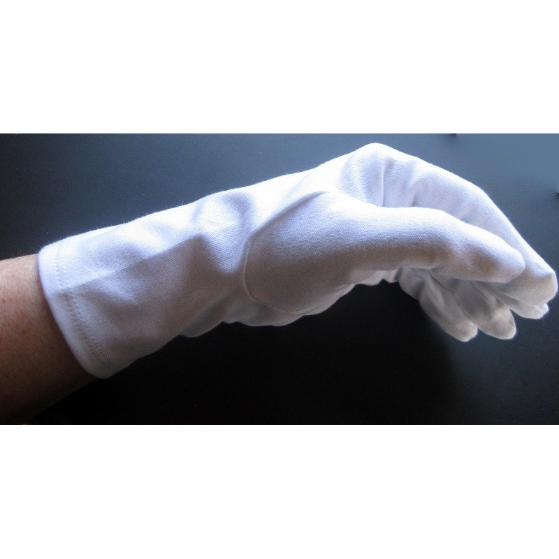 Gants blanc pour Homme, Gants blancs en coton 100% - Ocarat