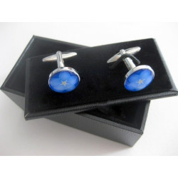 Boutons de manchette "myosotis"