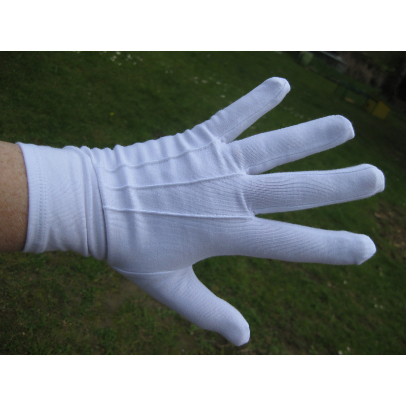 Gants nylon blanc homme décors maçonniques - Librairie Savoir-Être