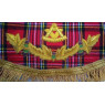 Tablier de maître RSE en vrai cuir et tartan Royal Steward