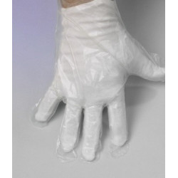 Gants pour le service en restaurant 100% coton blanc  - Habimat