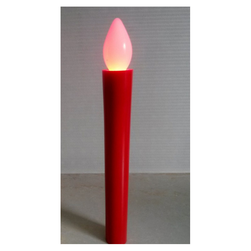 Bougies flamme LED vacillante à lumière rouge