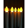 Bougie LED corps blanc