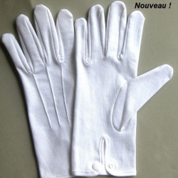 Gant de service blanc et noir 100% coton Lafont SOUFFLE