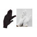 GANTS NOIRS ou BLANCS 100% coton moyen 180g