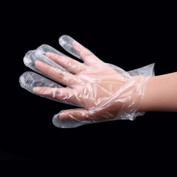 Sur-gants plastique de protection