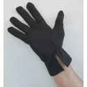 Gants NOIRS homme 3 nervures de qualité