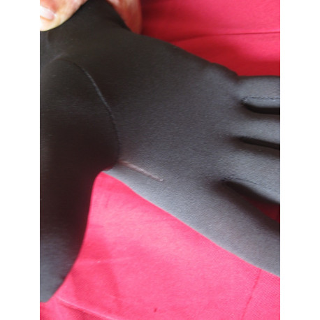 Lot de 12 paires de gants LYCRA NOIR UNIS déclassés à 2€ la paire