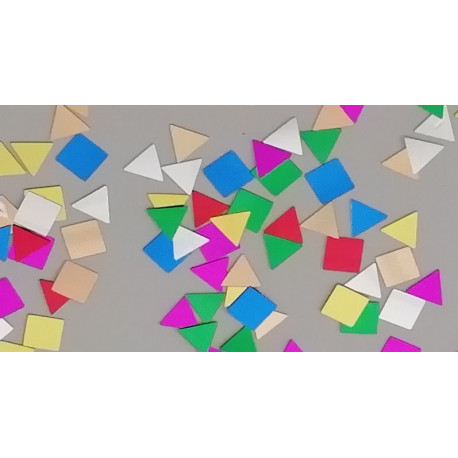 Confettis de table formes géométriques