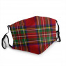 Masque tissu tartan écossais