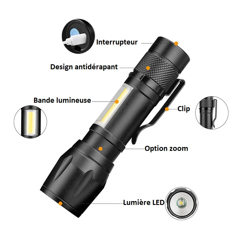 Petite lampe torche LED 