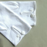 GANTS BLANCS 3 nervures poignet pression 100 % coton déclassés