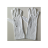 Gants blancs 3 nervures poignet rallongé déclassés