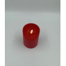 Bougie pilier LED 9 cm avec flamme 
