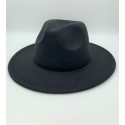Chapeau noir feutre 60-62 cm
