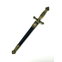 Épée courte flamboyante 40 cm avec fourreau