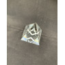 Pyramide en Cristal gravure Équerre & compas