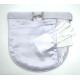 Tablier Apprenti SOT en cuir blanc