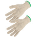 lot de 20 GANTS DE MANIPULATION polyester/coton naturel