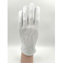 GANTS EN CUIR Blancs 3 nervures