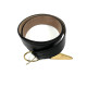 Ceinture en cuir noir