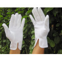 GANTS BLANCS de coton epais 240g