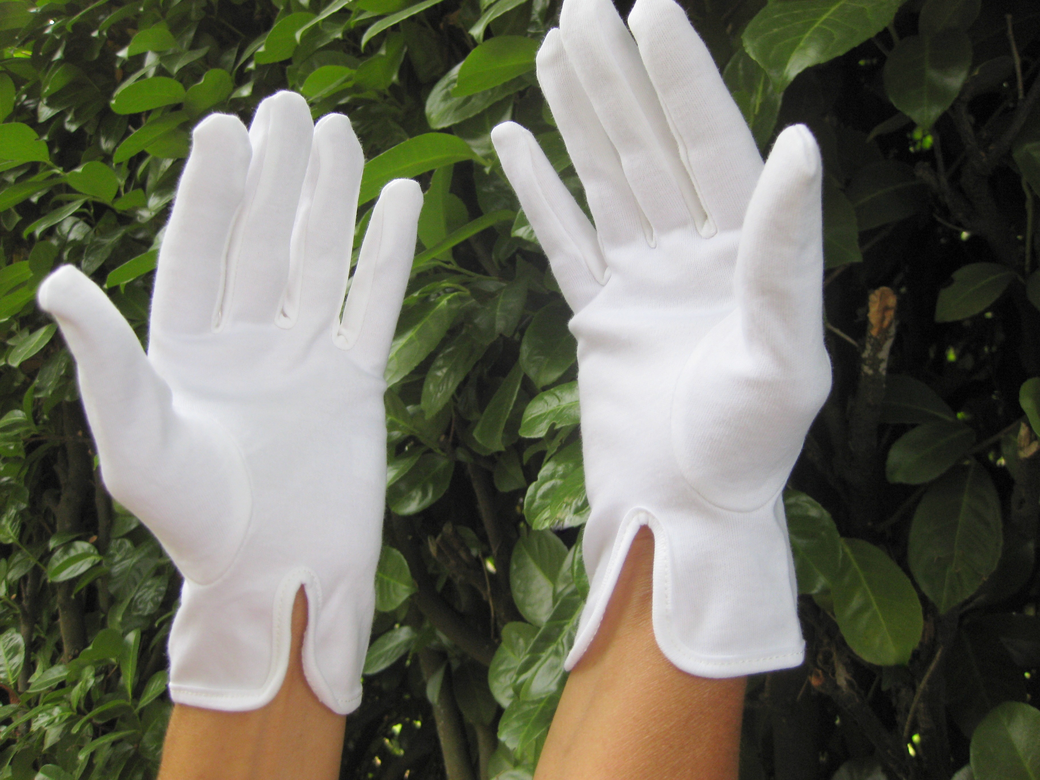 Gants blanc pour Homme, Gants blancs en coton 100% - Ocarat