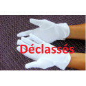 GANTS BLANCS tout coton doux pour petites mains DÉCLASSÉS