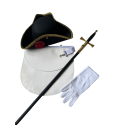 Pack Apprenti SOT ( Tablier + tricorne + Épée + 2 Paires de gants )