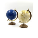 DUO DE GRANDS GLOBES CELESTE ET TERRESTRE
