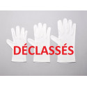 GANTS BLANCS tout coton pour enfants - Déclassés