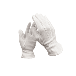 Gants blancs Grip-Grip par 12 paires