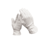 Gants blancs Grip-Grip par 12 paires