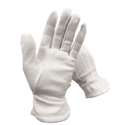Gants blancs Grip-Grip par 12 paires