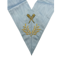 Sautoir d'officier Rite Français GLNF Secrétaire, brodé main