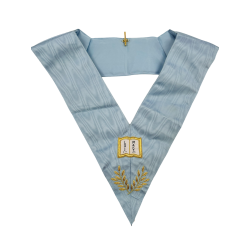 Sautoir d'officier Rite Français GLNF Orateur, brodé main
