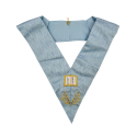 Sautoir d'officier Rite Français GLNF Orateur, brodé main