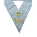 Sautoir d'officier Rite Français GLNF Hospitalier, brodé main