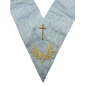 Sautoir d'officier Rite Français GLNF Couvreur, brodé main