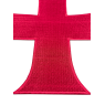 Patch écusson Croix Templière à coudre ou a coller 20x20 cm