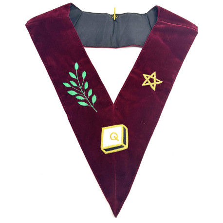 Sautoir REAA 14ème degré ACACIA vert