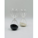 Sablier en verre de 12 cm de haut