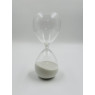 Grand sablier en verre de 20 cm de haut