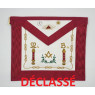  tablier de Vénérable REAA brodé main déclassé