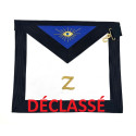 DÉCLASSÉ Tablier REAA 4EME DEGRE satin