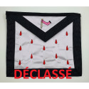 DÉCLASSÉ Tablier de maître REAA 9EME DEGRE satin