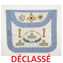DÉCLASSÉ Tablier de Vénérable Maître en satin RFT- GLNF
