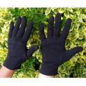 GANTS NOIRS 100 % coton